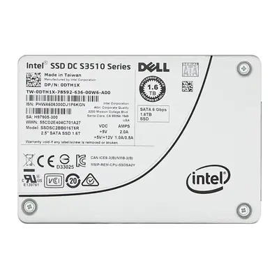 Intel SSDSC2BB016T6R | DC S3510 1.6TB Multi-Level Cell SATA 6Gb/s 2.5-Inch Solid State Drive