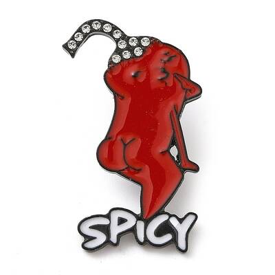 Spicy Hot Chili Pepper Alloy Enamel Pins