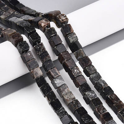 Natural Biotite Beads Strands