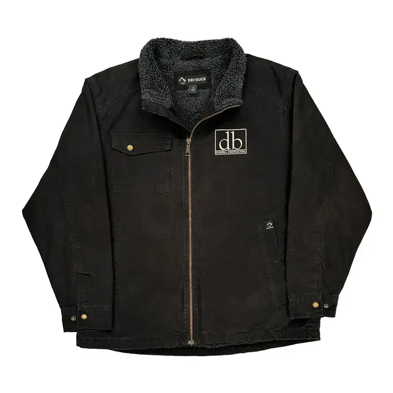 Dri Duck Jacket - XL Black Cotton Blend