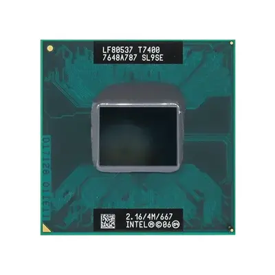 HU014 Dell 2.16GHz 667MHz FSB 4MB L2 Cache Socket PGA478 Intel Core 2 Duo T7400 Dual-Core Processor