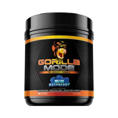 Gorilla Mode Pre-Workout - Massive Pumps, Laser Focus, Energy & Power (40 Servings)