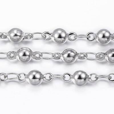 Tarnish Resistant 304 Stainless Steel Bar Link Chains