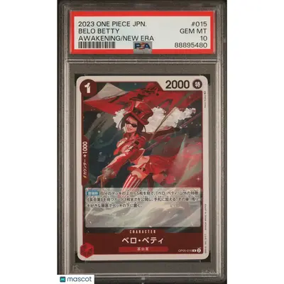 PSA 2023 One Piece Belo Betty #015 Awakening of the New Era Japanese 10