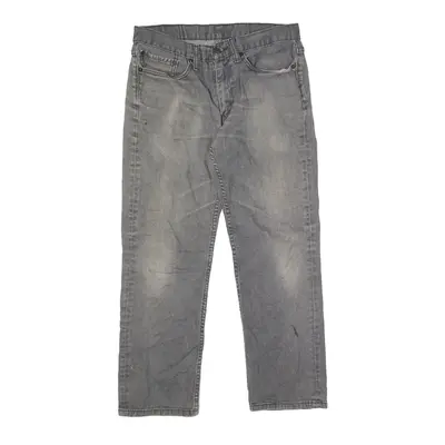 LEVI'S 514 Jeans Grey Denim Regular Straight Mens W34 L27