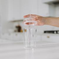 Janet Gwen Clear Glass Tumbler