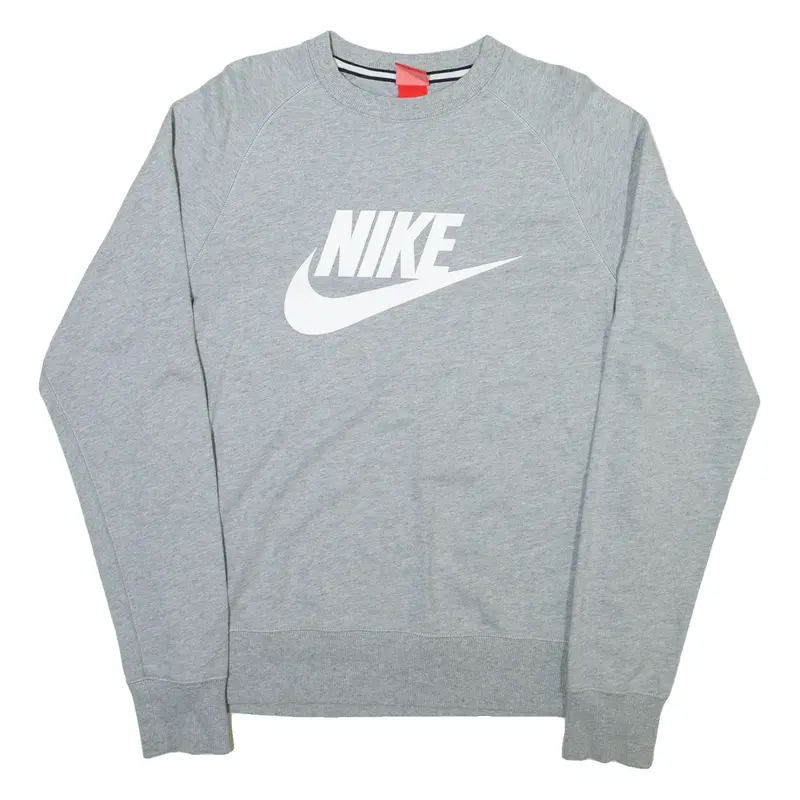 NIKE Mens Sweatshirt Grey Crew Neck M