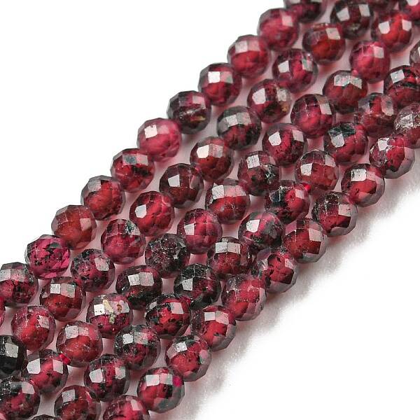 Natural Garnet Beads Strands