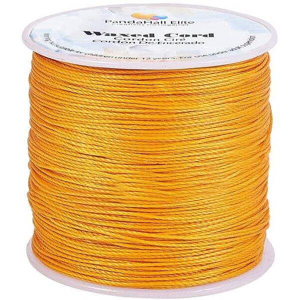 about 106m 0.5mm Round Waxed Polyester Cords Thread Beading String Spool for Bracelet Necklace Jewelry Making Macrame Supplie...