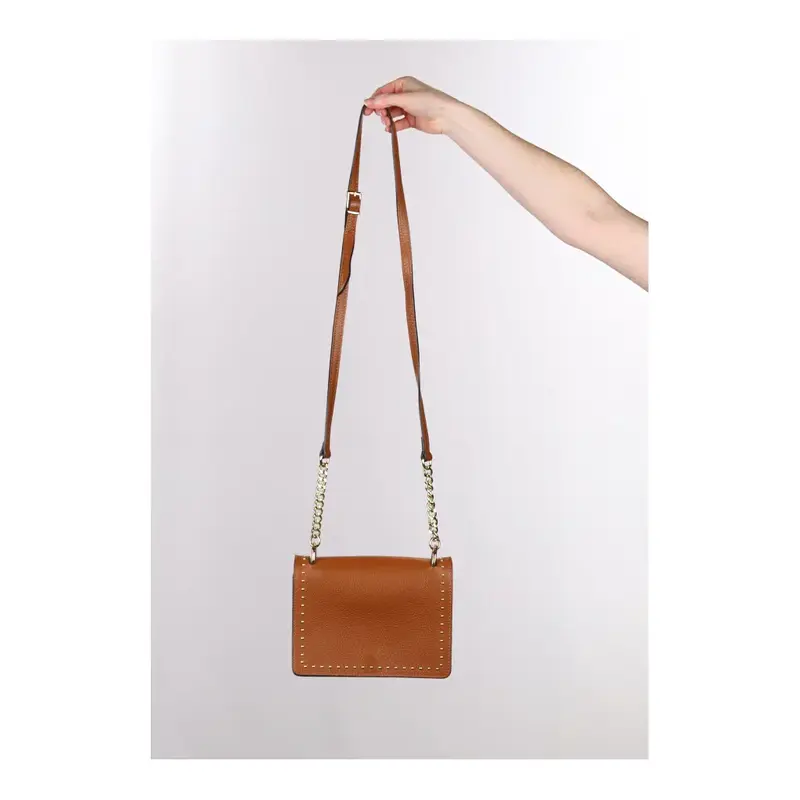 Bright Crossbody Bag - No Size Brown Leather