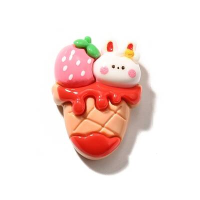 Rabbit Theme Opaque Resin Cabochons