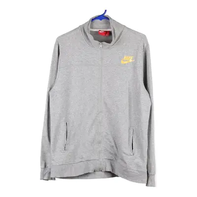 Nike Zip Up - XL Grey Cotton Blend
