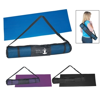 13 Customized Yoga Mat And Carrying Case - PVC & Traction