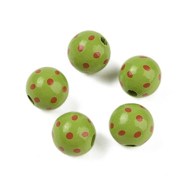Wood European Beads