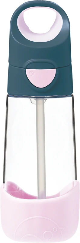 B.Box Bottle with Straw bottle with straw Indigo rose 450 ml