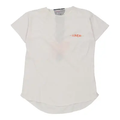 Enrico Coveri Graphic T-Shirt - XL White Cotton