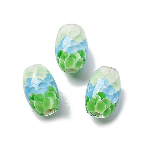 Two Tone Handmade Lampwork Beads