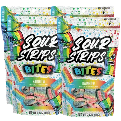 Sour Strips Bites-Four Pack
