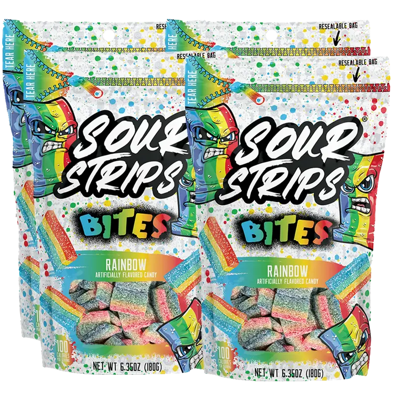 Sour Strips Bites-Four Pack