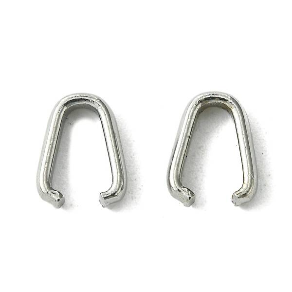 Non-Tarnish 304 Stainless Steel Snap on Bails