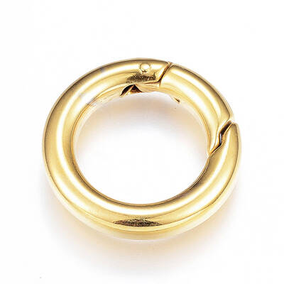 Ion Plating(IP) 201 Stainless Steel Spring Gate Rings