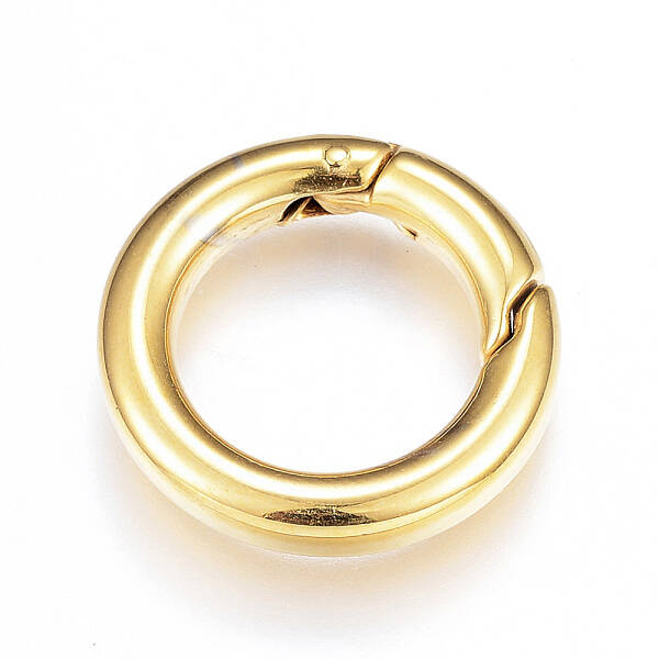 Ion Plating(IP) 201 Stainless Steel Spring Gate Rings