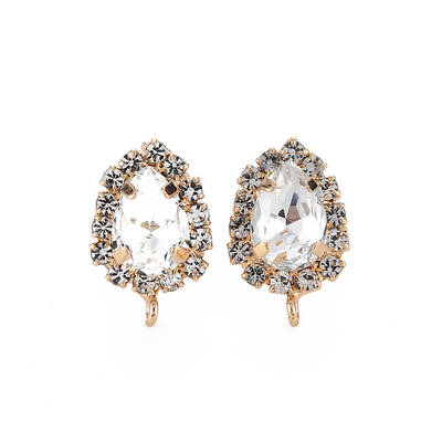Brass Stud Earring Findings