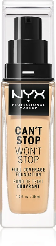 NYX Professional Makeup Can't Stop Won't Stop Full Coverage high coverage foundation color 07 Natural 30 ml