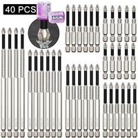 SuSuMu PH2 1/4 Inch Hex Shank Screwdriver Bit Set, Magnetic Screwdriver Bit Set, Power Tool Accessories for Home Building Ele...