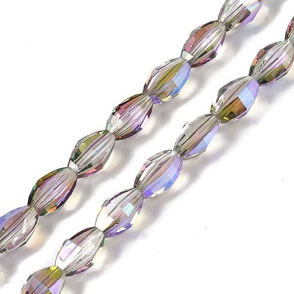 Electroplate Glass Beads Strands