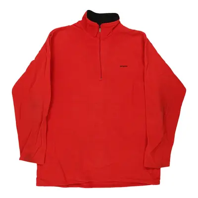 Capilene Patagonia Fleece - XL Red Polyester