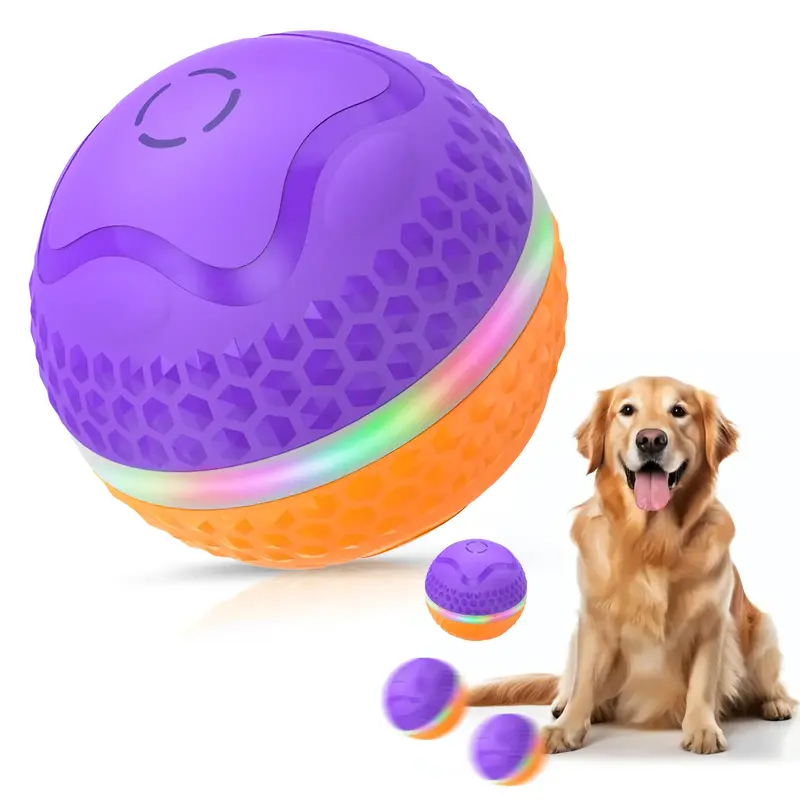 Interactive Dog Toys Ball, Automatic Rolling Ball Toy, Lively pet Ball for Medium/Large Dogs to Relieve Boredom, Activated Au...