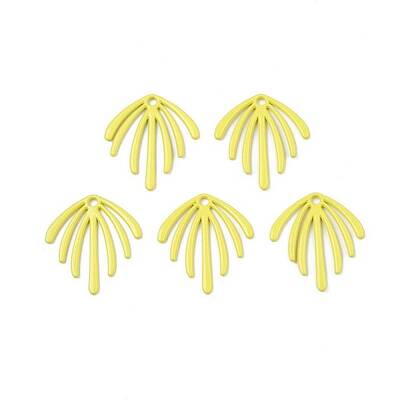 Spray Painted Alloy Pendants