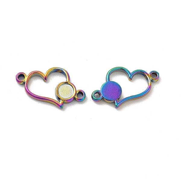 Ion Plating(IP) 304 Stainless Steel Cabochon Connector Settings