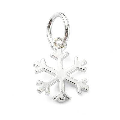 925 Sterling Silver Christmas Snowflake Charms