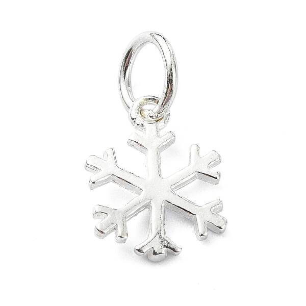 925 Sterling Silver Christmas Snowflake Charms