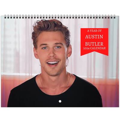 Austin Butler 2024 Wall Calendar | 74 Photos Photobook | Gift For Daughter