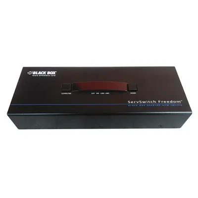 Black Box KV0004A | ServSwitch Freedom 4 Computer(s) 1 Local User(s) 1 x Network (RJ-45) 8 x USB