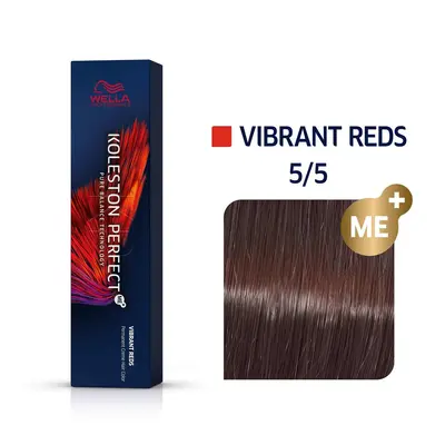 Wella Professionals Koleston Perfect Me+ Tinta Permanente per Capelli 5/5 Castano Chiaro Rosso Viola 60 ml