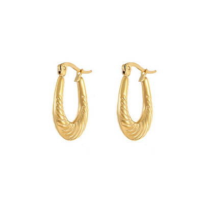 Stainless Steel Hoop Earrings