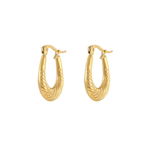 Stainless Steel Hoop Earrings