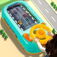 Car Racing Adventure Toy with steering Wheel, RacingAdventure Car Steering Wheel Driving Games, InteractiveEducational Toy fo...