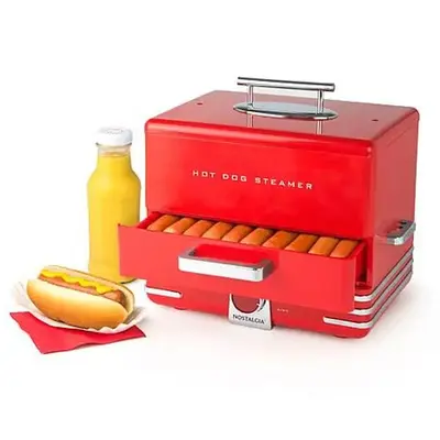 Nostalgia Hot Dog Steamer - Model NHDS206RD