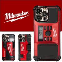 Milwaukee Bluetooth Player Suitable for iPhone 11/12/13/14/15/16 X Xs Pro Max Plus design electroplating frame luxury transpa...