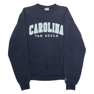 CHAMPION Carolina Tar Heels Mens Sweatshirt Blue Crew Neck USA S