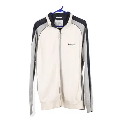 Champion Zip Up - XL White Cotton