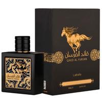 Lattafa Qaed Al Fursan for Unisex Eau de Parfum Spray, 3 Ounce Fragrance Perfume Apple Blend Scented Aroma Cologne Cosmetic