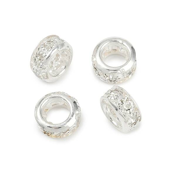 Brass Rhinestone Beads