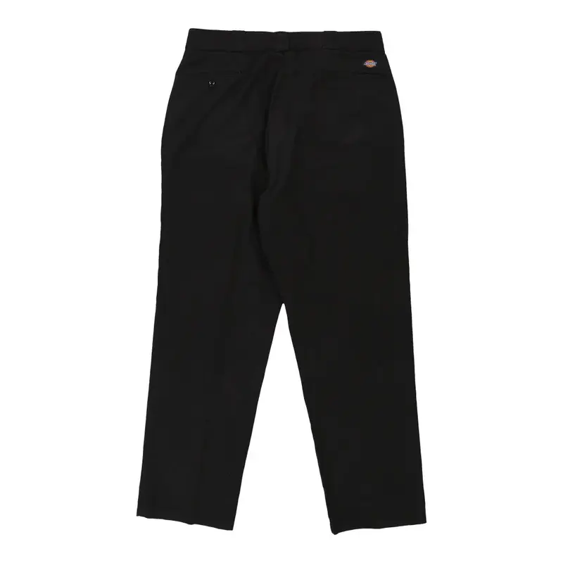 Dickies Trousers - 38W 33L Black Cotton