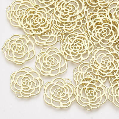 Alloy Filigree Joiners Links